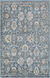 Pertek 84 X 63 inch Deep Teal Rug, Rectangle