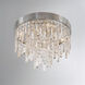 Winfield 4 Light 16 inch Antique Silver Flush Mount Ceiling Light