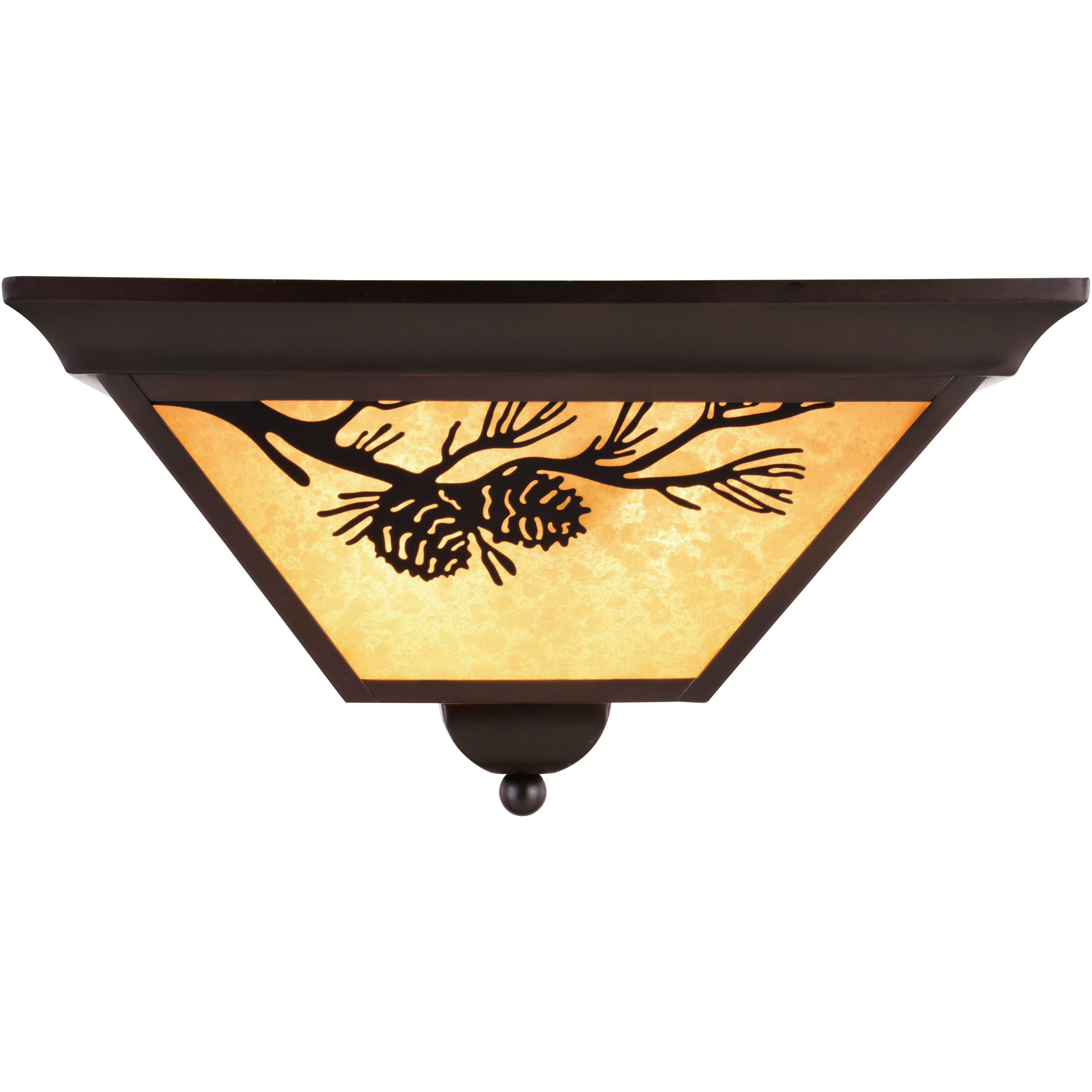 Douglas LED 14 inch Warm Bronze Outdoor Ceiling