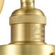 Franklin Restoration Appalachian 1 Light 8 inch Satin Gold Sconce Wall Light, Franklin Restoration
