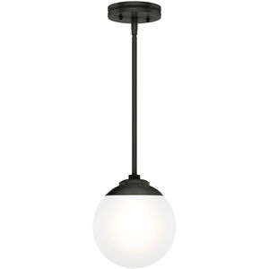 Hepburn 1 Light 8 inch Matte Black Mini Pendant Ceiling Light, Mini