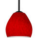 Bolla 1 Light Black Stem Pendant Ceiling Light
