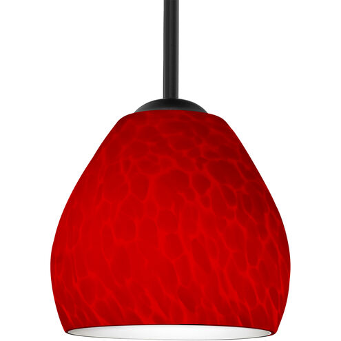 Bolla 1 Light Black Stem Pendant Ceiling Light