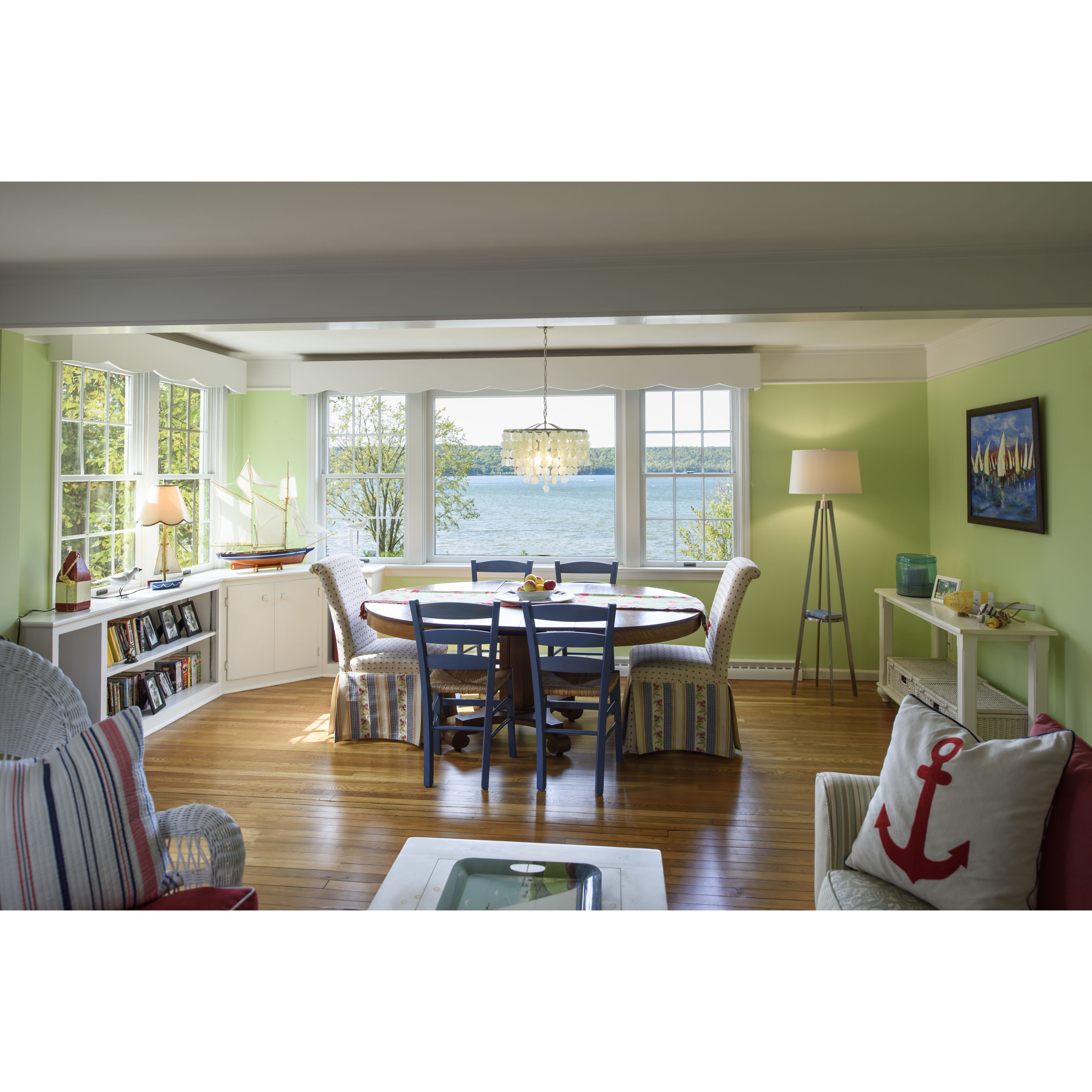 Elsa LED 19.75 inch Satin Nickel Pendant Ceiling Light