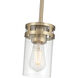 Lunden 1 Light 4 inch Modern Gold Mini Pendant Ceiling Light