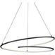 Twist LED 32 inch Black Pendant Ceiling Light