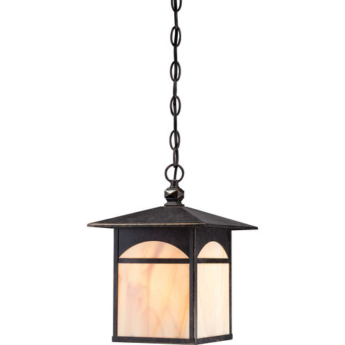 Canyon 1 Light 9 inch Umber Bronze Outdoor Hanging Lantern