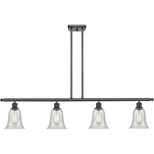 Ballston Hanover LED 48 inch Oil Rubbed Bronze Island Light Ceiling Light in Fishnet Glass, Ballston
