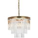 Sydney 9 Light 20 inch Satin Gold Chandelier Ceiling Light