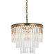 Sydney 9 Light 20 inch Satin Gold Chandelier Ceiling Light