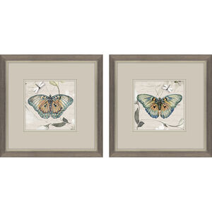 Animals Turquoise and Green Framed Art