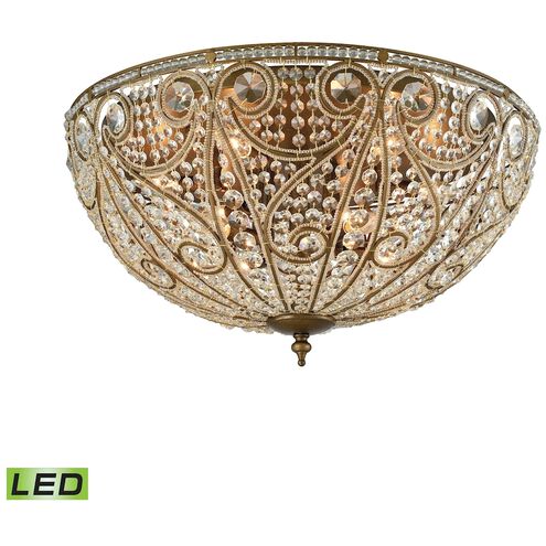 Elizabethan LED 28 inch Dark Bronze Flush Mount Ceiling Light