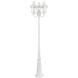 Oxford 3 Light 87 inch Textured White Outdoor Post Light