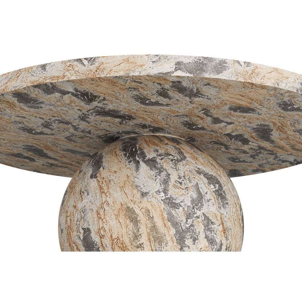 Brenna 44 inch Sahara Faux Marble Entry Table