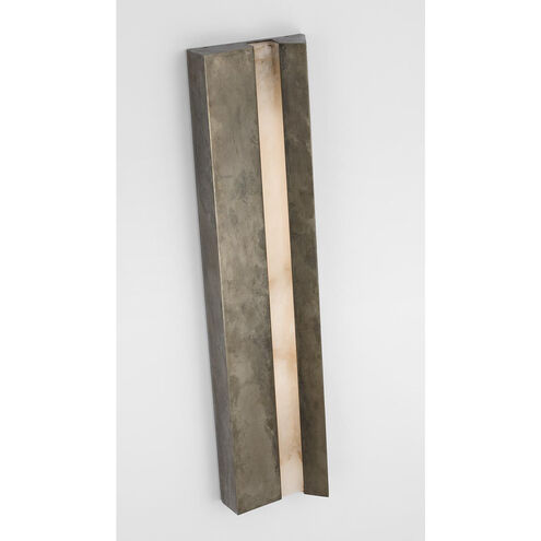 Anne-Marie Barton Austera Sconce Wall Light in Mottled Pewter