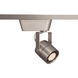 Low Volt 1 Light 120 Brushed Nickel Track Head Ceiling Light in H Track
