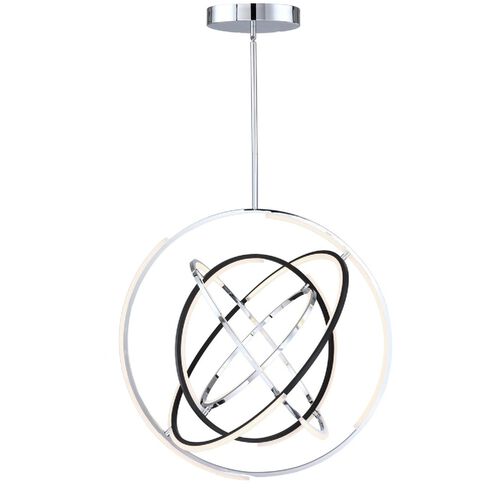 Trilogy LED 32 inch Polished Nickel Pendant Ceiling Light