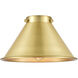 Franklin Restoration Briarcliff LED 10 inch Satin Gold Mini Pendant Ceiling Light