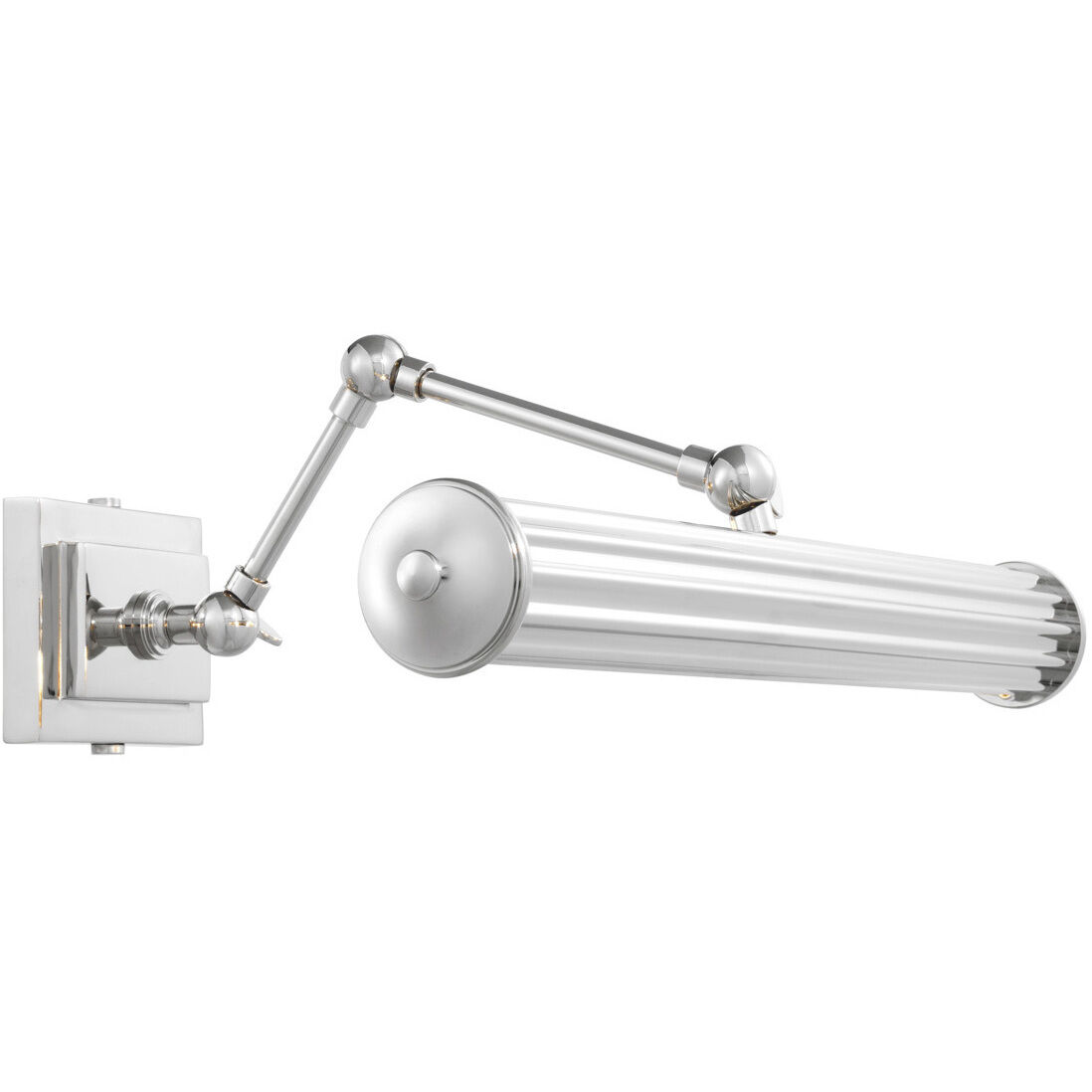 Luca Wall Lamp Wall Light in Nickel, Large