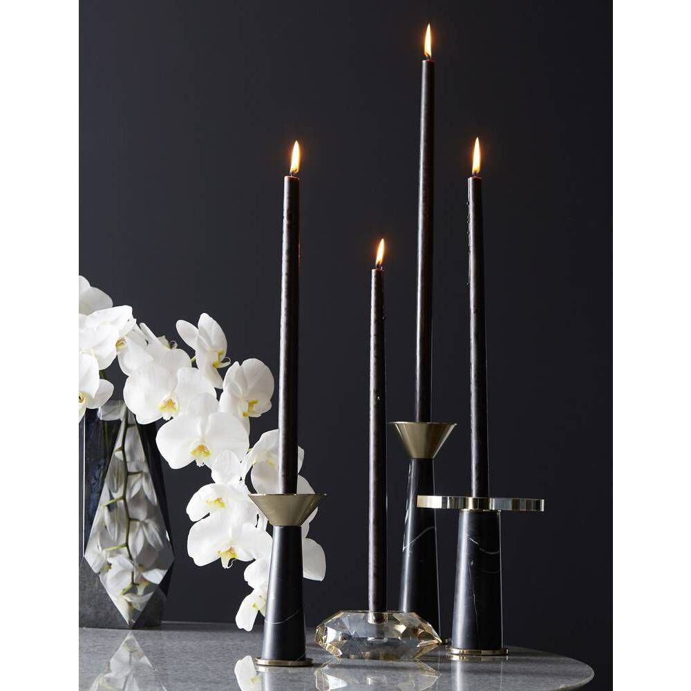 Violet 8 X 5 inch Candleholders, Set of 3