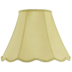 Bell Champagne 16 inch Shade Spider, Vertical Piped Scallop