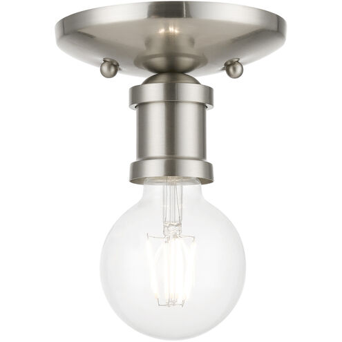 Lansdale 1 Light 5 inch Brushed Nickel Single Flush Mount Ceiling Light, Single