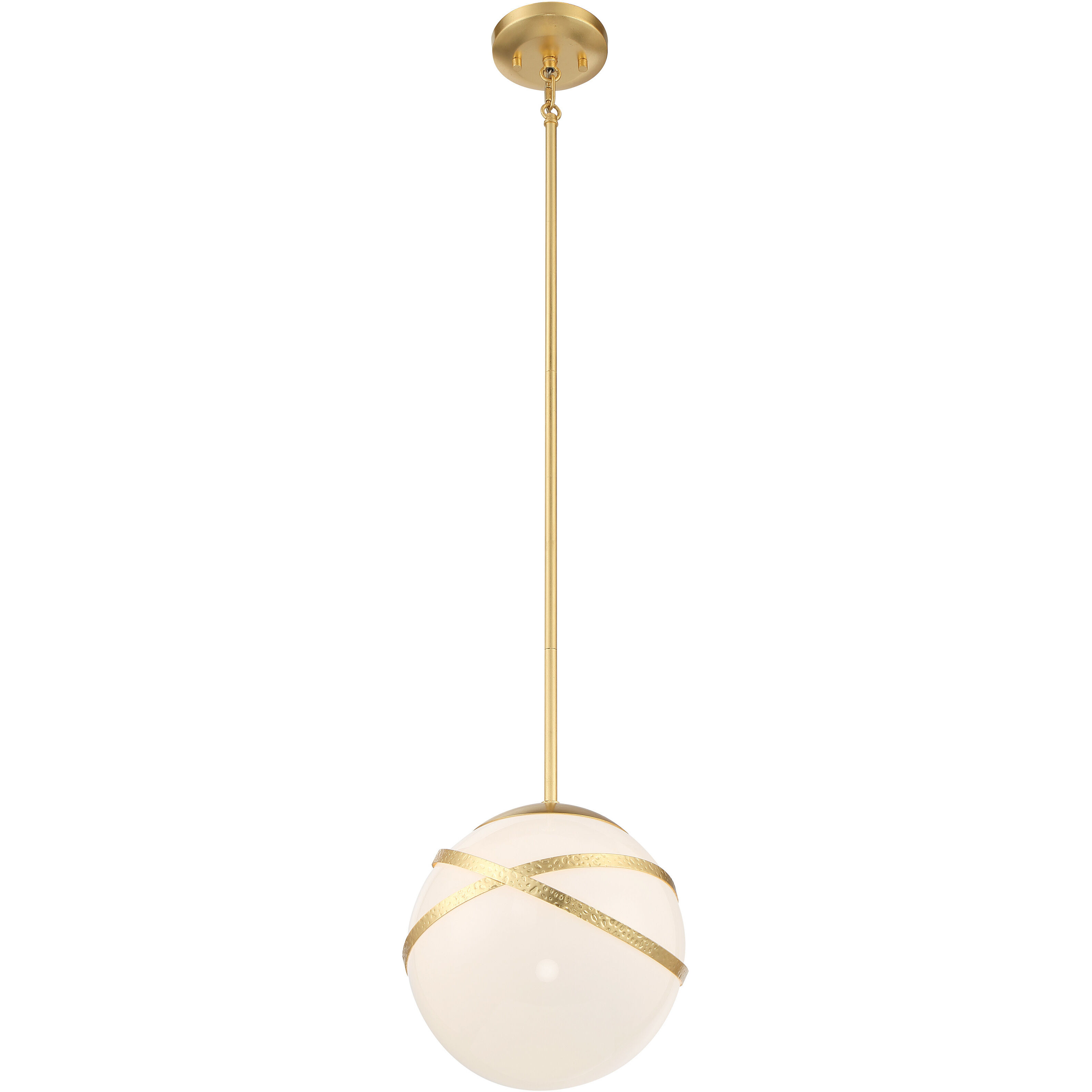 Batignolles 1 Light 10 inch Spring Gold Leaf Mini Pendant Ceiling Light