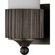 Bryce 1 Light 4.5 inch Oil Rubbed Bronze/Frosted Bath Wall Sconce Wall Light, Barry Goralnick Collection