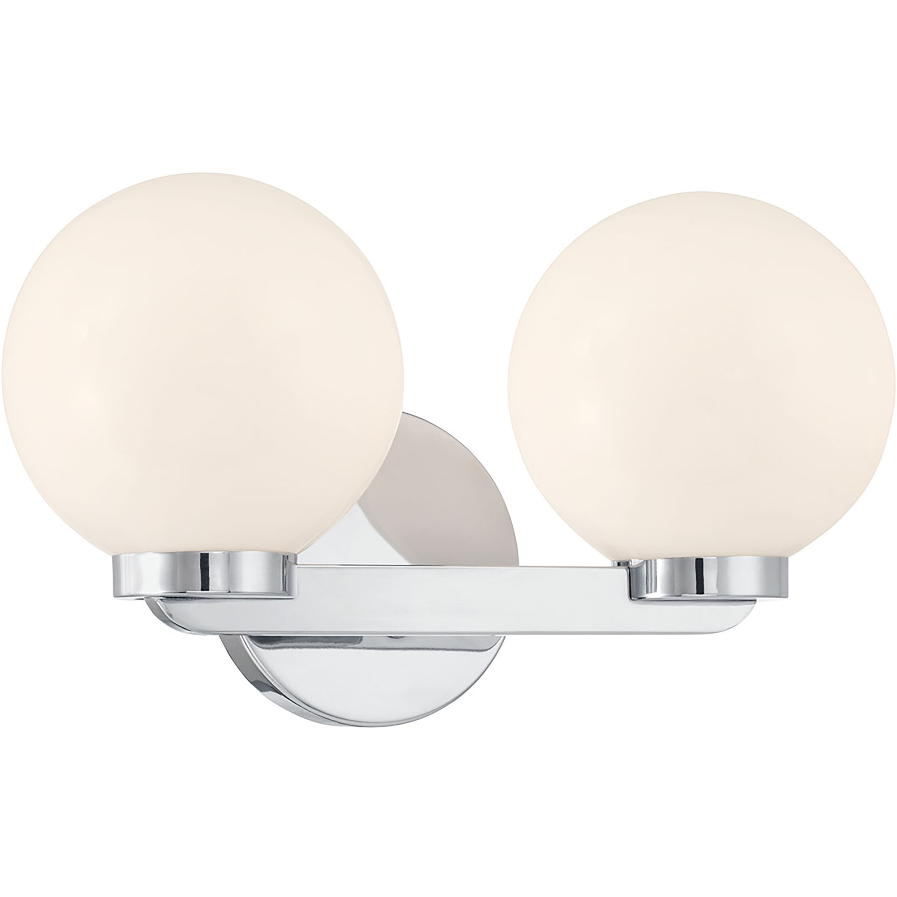Ardeva 2 Light 14 inch Chrome Bathroom Vanity Light Wall Light