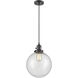 Franklin Restoration Beacon 1 Light 10 inch Oil Rubbed Bronze Mini Pendant Ceiling Light in Incandescent, Seedy