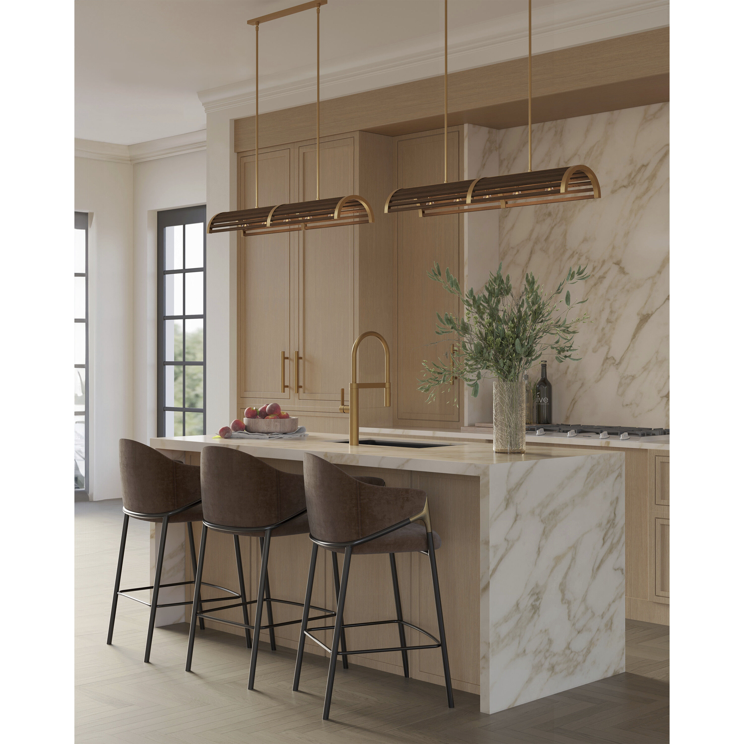 Woodbine Linear Chandelier Ceiling Light