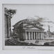 Smithsonian Black/Beige/Black Architectural Wall Art, The Pantheon Temple of Concord