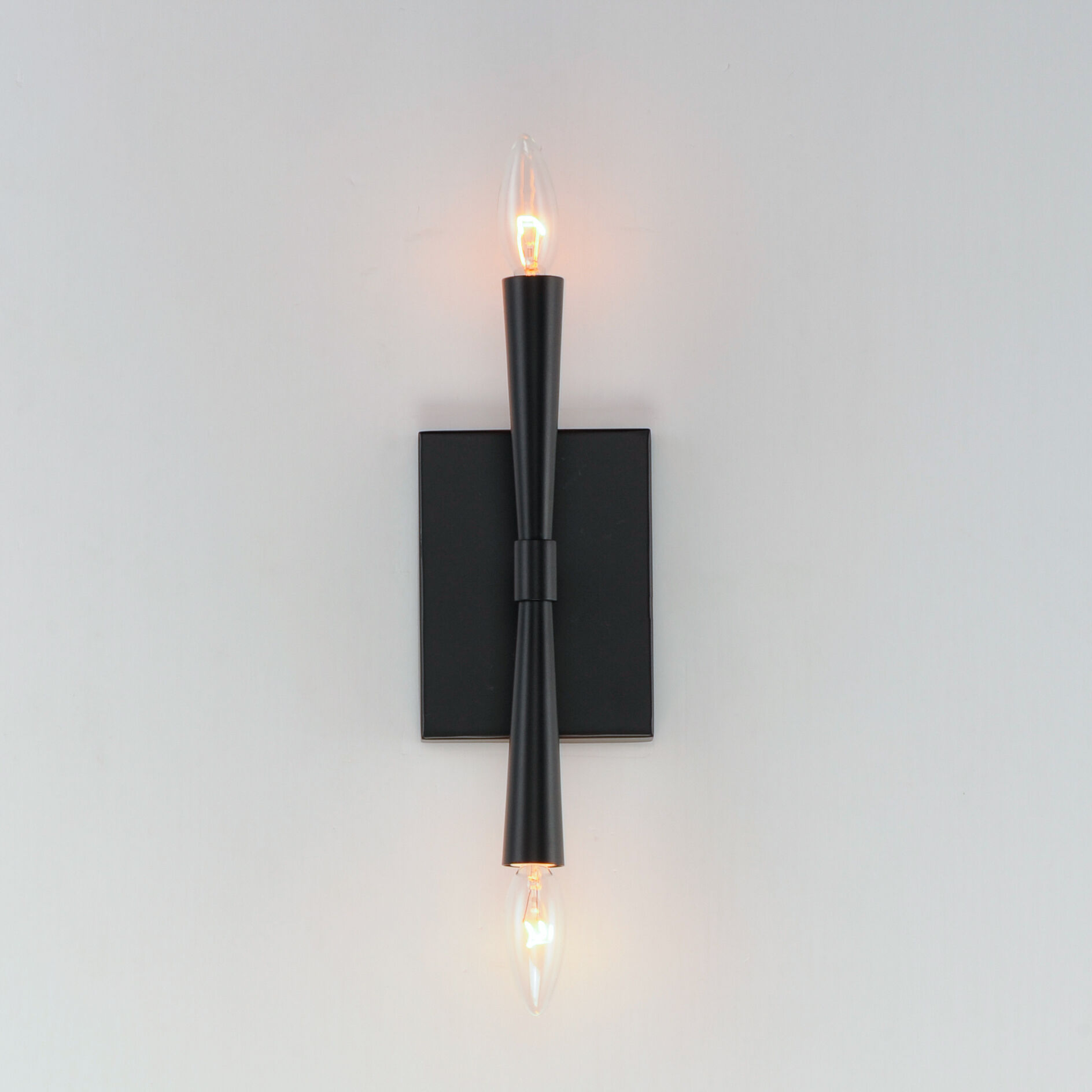 Rome 2 Light 5 inch Black ADA Wall Sconce Wall Light