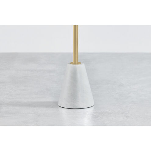 Bianca 63 inch 25.00 watt Aged Brass Floor Lamp Portable Light