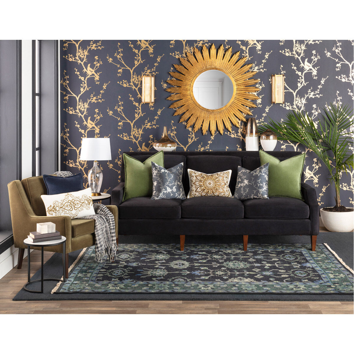 Envie 20 X 12 inch Ivory/Metallic - Gold Pillow Kit, Lumbar