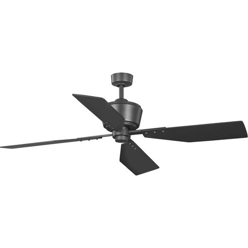 Chapin 54 inch Graphite with Grey Weathered Wood Blades Ceiling Fan