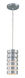 Tendrill 1 Light 5 inch Aluminum Pendant Ceiling Light