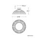 Corlander LED 18 inch Bronze Outdoor Semi-Flush Mount, dweLED