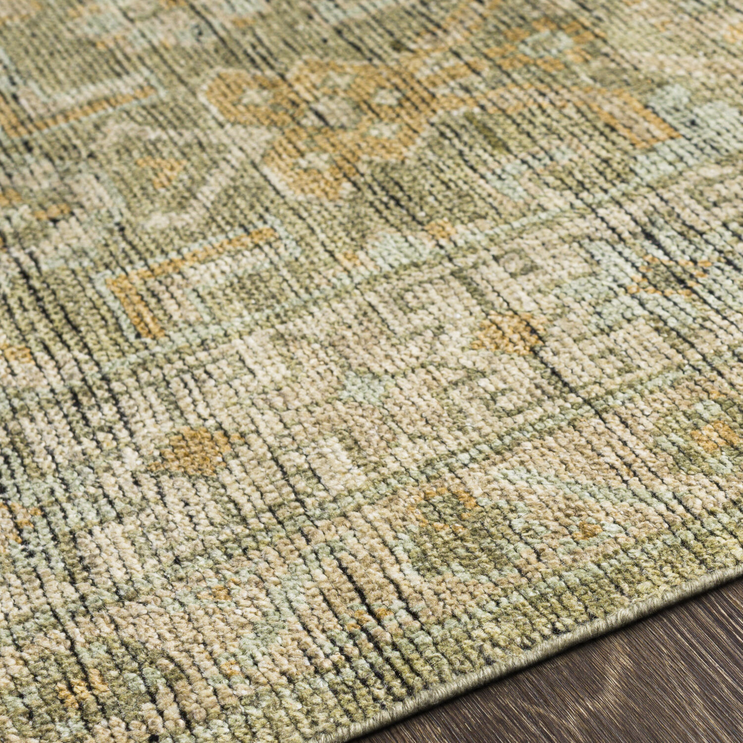 Reign 120 X 30 inch Sage Rug in 2.5 X 10, Runner