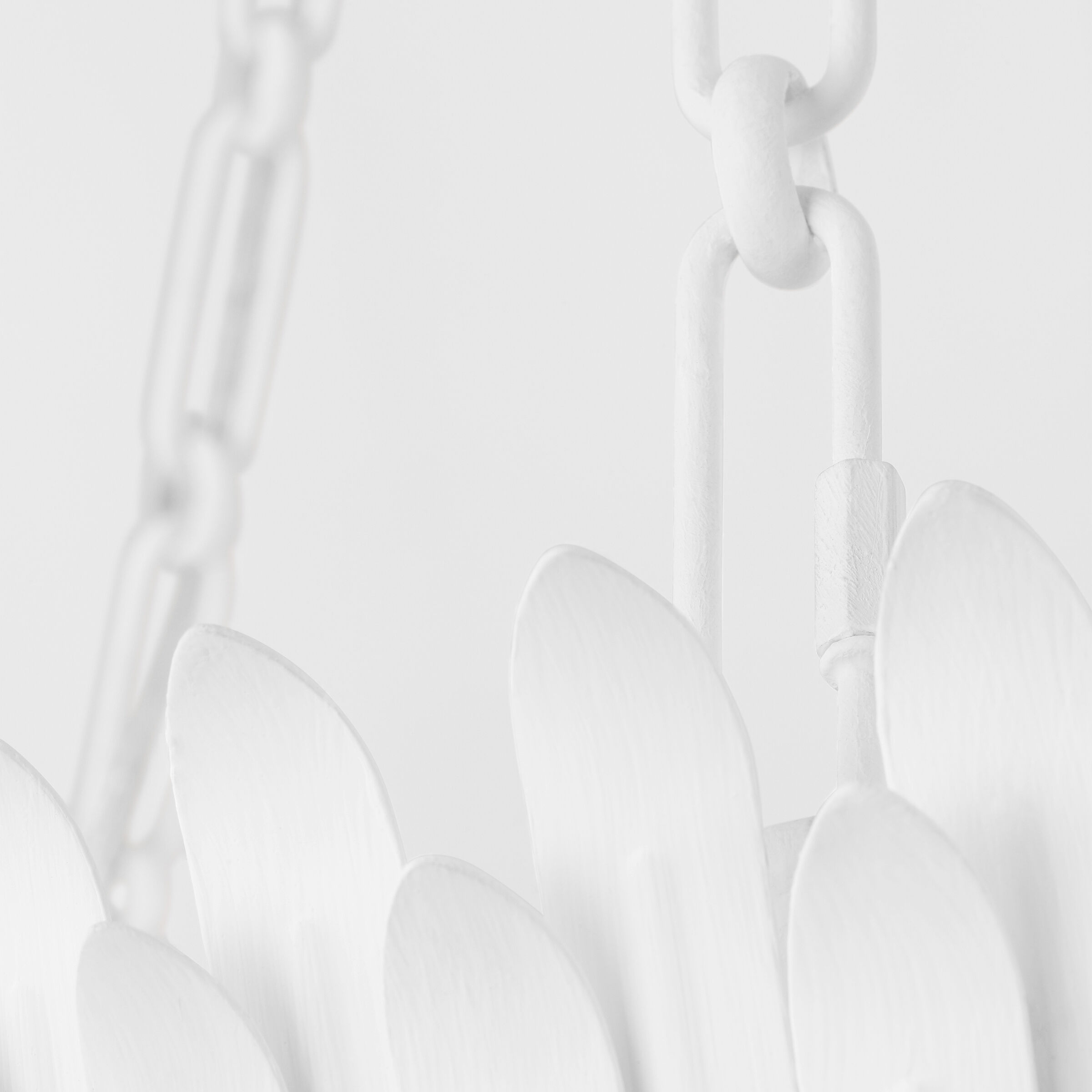 Suzanne Kasler Leslie LED 26.75 inch Plaster White Chandelier Ceiling Light