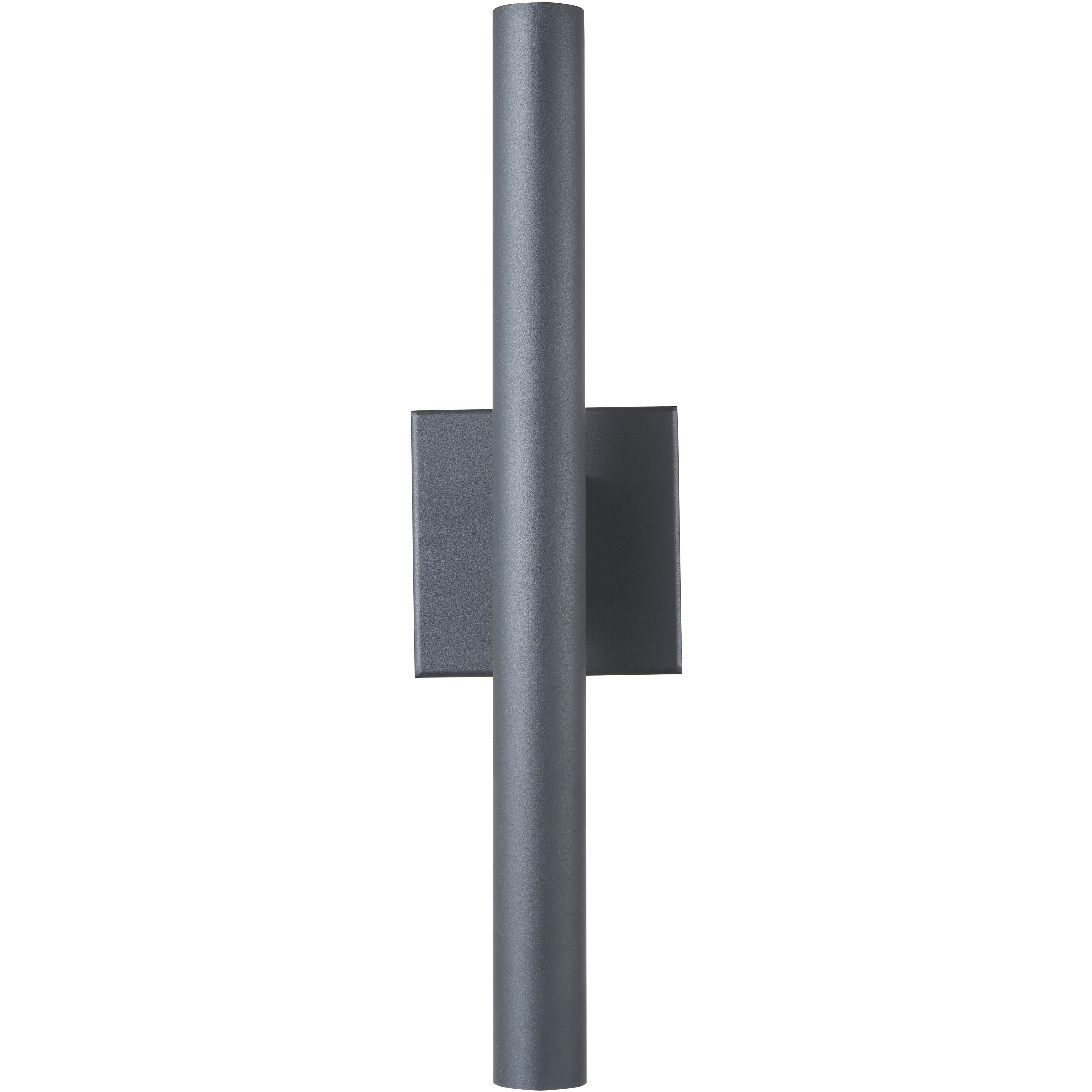 Obelisk LED 18 inch Matte Black Outdoor Wall Light