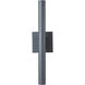 Obelisk LED 18 inch Matte Black Outdoor Wall Light