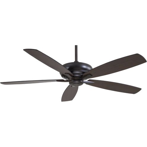 Kola-XL 60 inch Kocoa with Toned Medium Maple/Dark Maple Blades Ceiling Fan