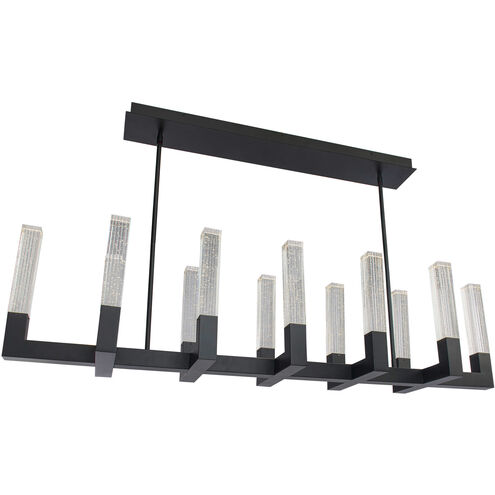 Cinema LED 54 inch Black Pendant Ceiling Light in 54in.