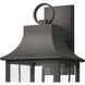 Triumph 2 Light 21 inch Textured Black Outdoor Sconce