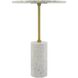 Anita 16.1 inch Brass Spray Occasional Table