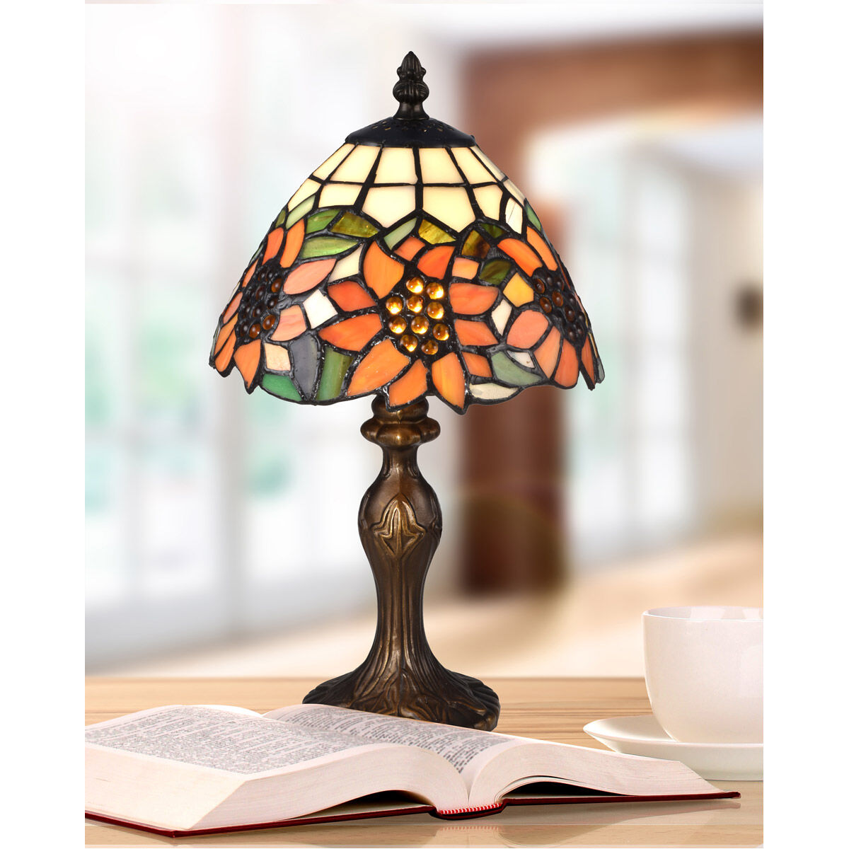 Small bronze table lamp cheap
