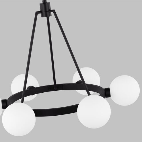 Sean Lavin Clybourn 6 Light 26 inch Midnight Black Chandelier Ceiling Light