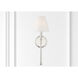 Ottone Way Sconce Wall Light in Polished Nickel