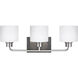 Canfield 3 Light 23.13 inch Bathroom Vanity Light